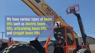 Boom Lift Rentals Los Angeles | Call - 5629240444 | eliteconstructionequipment.com