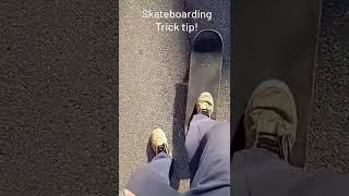 Skateboarding Trick tip for beginners!(How to properly push on your skateboard!)