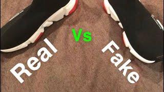 Balenciaga speed trainer real vs fake