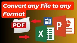 How to Convert any File to any Format | CloudConvert
