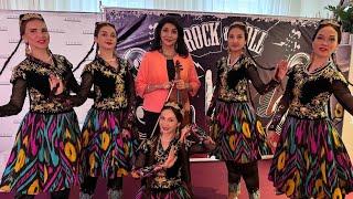 Таджикский танец с Заслуженной артисткой Таджикистана Нохид З. Таджикская свадьба в Москве.