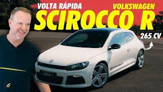 O ÚNICO VW SCIROCCO R DO BRASIL NA VOLTA RÁPIDA! Rubinho acelera o raro “Golf Cupê” no Velocitta!