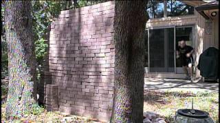 Man runs through brick wall | man vs. brick wall | breaks thru walls