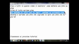 Come mettere una foto su gimp