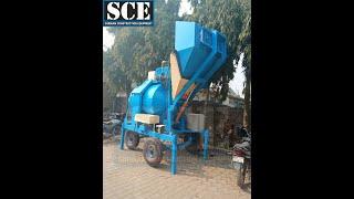 MINI MOBILE CONCRETE BATCHING PLANT | REVERSIBLE CONCRETE MIXER SHRIRAM