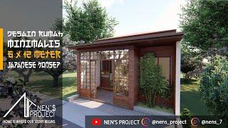 Desain Rumah Minimalis 6x12 I Konsep Jepang