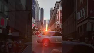 Manhattanhenge @34th St 2024-07-11