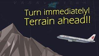 [REAL ATC] Air China A320 receives TERRAIN ALERT | ALMOST CRASHED