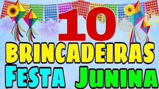 10 BRINCADEIRAS PARA A FESTA JUNINA/ONLINE E PRESENCIAL