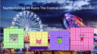 Numberblocks 49 Ruins The Festival Antelica Fan/Grounded