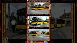 Video-Ankündigung   Dresdner Buslinie EV11 mit dem Busfahrer Markus / Teil:1/ Bus line EV11 /D.2024