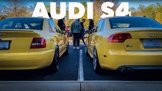 Imola Yellow B5 & B7 Audi S4 | Side-By-Side