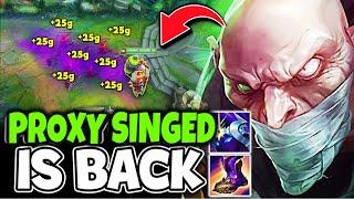 The absolute BEST way to play Proxy Singed in Season 14 (BARON BOOTS RUSH)