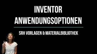 DGS Inventor Vorlagen und Materialbibliothek