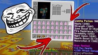 Minecraft CUBÃO : LUCKY POTION INFINITA!!  (MINECRAFT TROLL)