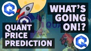 WHAT'S GOING ON!? | QUANT PRICE PREDICTION 2021 | QNT PRICE PREDICTION | QNT ANALYSIS