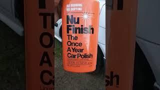 nu finish car polish makes white paint look new again