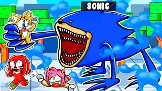 Becoming SHIN SONIC To Troll MY FRIENDS In The Strongest Battlegrounds!