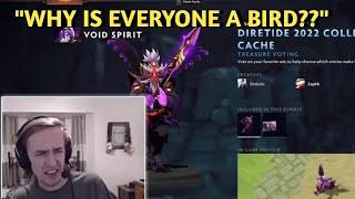 Quinn's REACTION to some Diretide 2022 Collector's Cache Skins