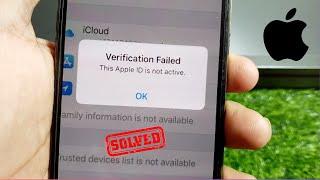 How to Fix Verification Failed Apple ID is Not Active! 2024