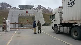 Container Passing at Pak China Boarder  Khunjerab Pass KKH | Lahore to khunjerab -EP48