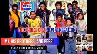 How Michael Jackson Did The Pepsi Commercials For His Brothers via @IOnlyListento90sMusic