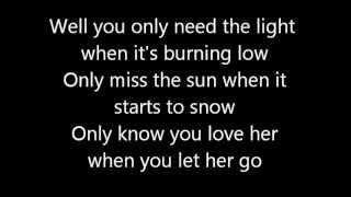 passenger- let her go (lyrics video)