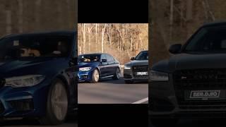 BMW M5 VS AUDI S8 /Ссылка на TELEGRAM в шапке профиля @SERDJIO #serdjio