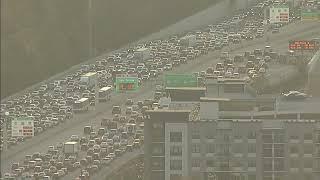 WTH?! The Katy Freeway massive traffic nightmare