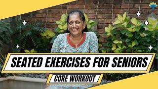 Easy Yoga for Senior Citizens | Seated Core Exercises for Older Adults | Yogalates with Rashmi