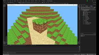 Minecraft game in C++ demo