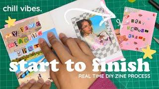 2-HOUR MAKE A ZINE WITH ME ️ | Real Time | Start to Finish