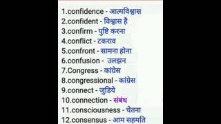 Basic English word\confidence ka matlab kya hota hai/#english#shots