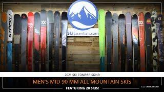 2021 Men's Mid-90 mm All-Mountain Ski Comparison with SkiEssentials.com