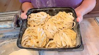 Egg pasta for months - simple step by step