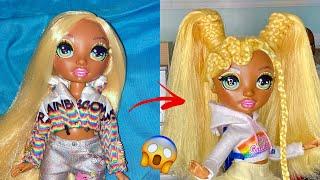 Attempting INSANE Hairstyle on a Rainbow High Doll (Restyling Doll Hair Video)