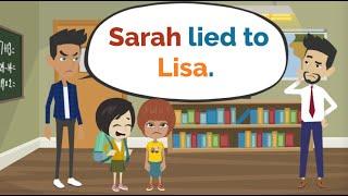 Lisa's fight with Sarah! - Conversation in English - English Communication Lesson
