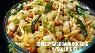 Perfectly Cooked Sabudana Tips & Tricks | Farali Crispy Sabudana Chivda | Navratri Upvas Vrat Chiwda