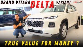 Grand Vitara Delta Variant | Rs 11.90 Lakhs | Touchscreen - Camera - Cruise Control - Automatic SUV