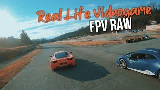 Videogame or Real Life ?  Chasing Supercars - FPV Raw