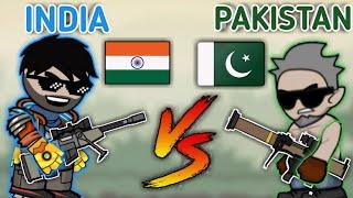 India Vs Pakistan In Mini Militia 