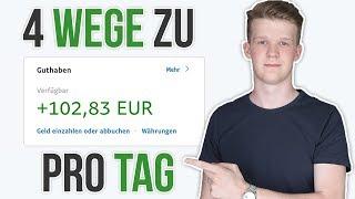 TOP 4 Wege zu 100€ PRO TAG als Anfänger  (Ohne Vorwissen/Startkapital)