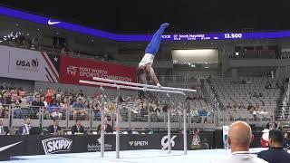 Brody Malone -  Parallel Bars -  2024 Xfinity U.S. Championships -  Senior Men Day 2