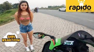 Rapido On Superbike  Cute Girl Reactions 