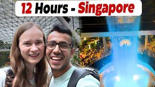 12 hours in World's Best Airport! How I got Business Class for $0?