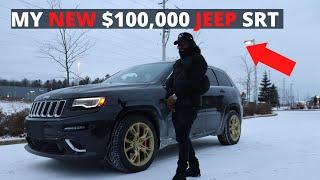 PROFFESIONAL SOCCER PLAYER DRIVES A $100,000 JEEP SRT - VLOG