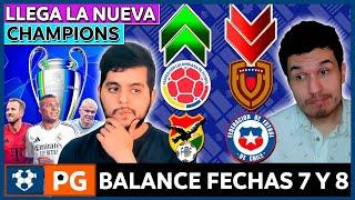 PEORES/MEJORES SELECCIONES FECHAS 7/8 ELIMINATORIAS4TOS DE COPASDÁI 1: NUEVA CHAMPIONSAB 4X30