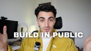 I'm building a business in public.