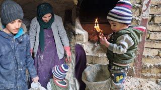 From Hardship to Hope: Nomadic Life and Building a Shelter in the Cold Mountains