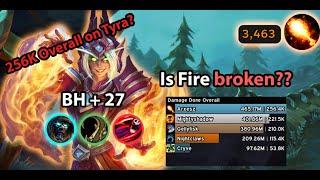 Brackenhide Hollow +27 | Fire Mage | Tyrannical | Dragonflight 10.1